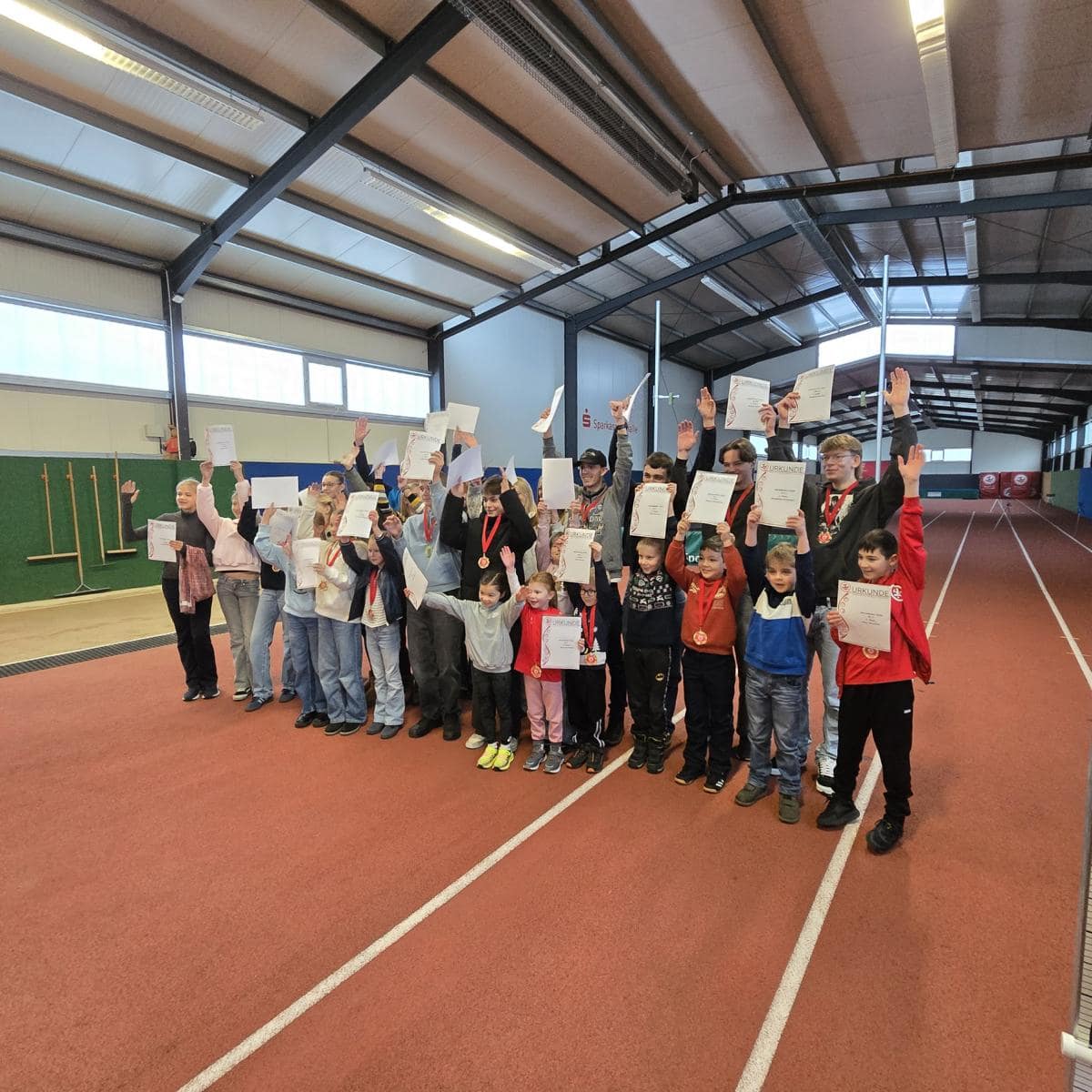 Jahresabschlussfeier der Leichtathleten des Weseler TV