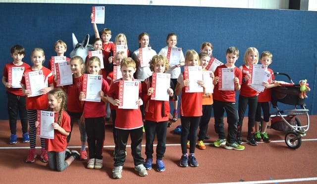 Regionale Kreishallenmeisterschaften der U12er: Viermal Gold für die WTV-Kids !